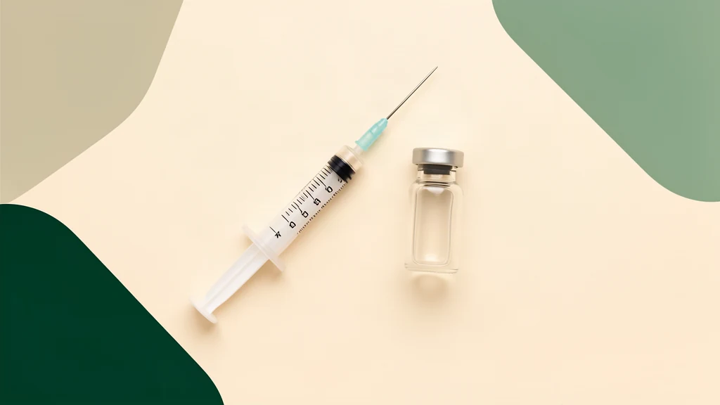 Influenza vaccine syringe and vial