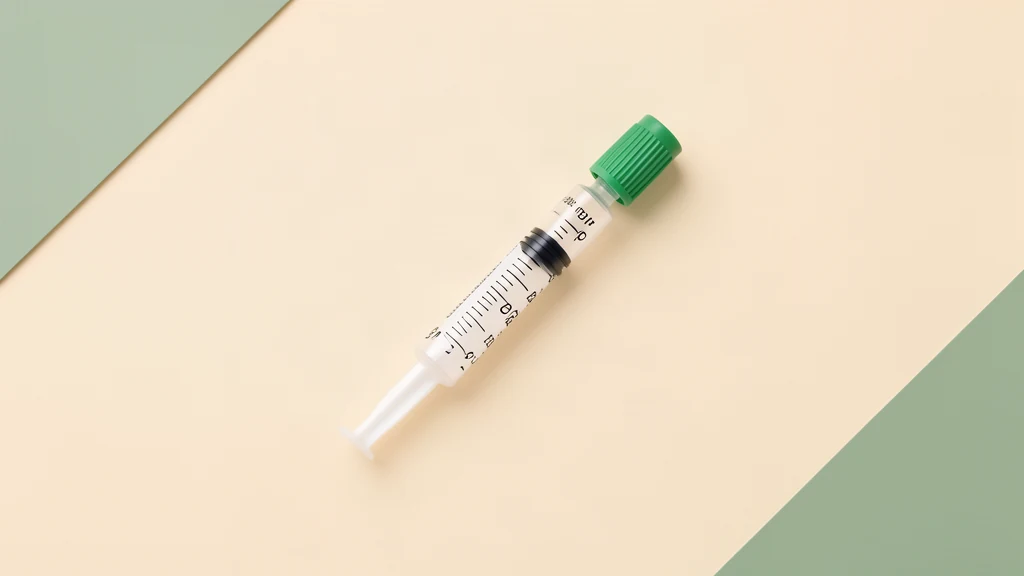 Pneumonia vaccine syringe