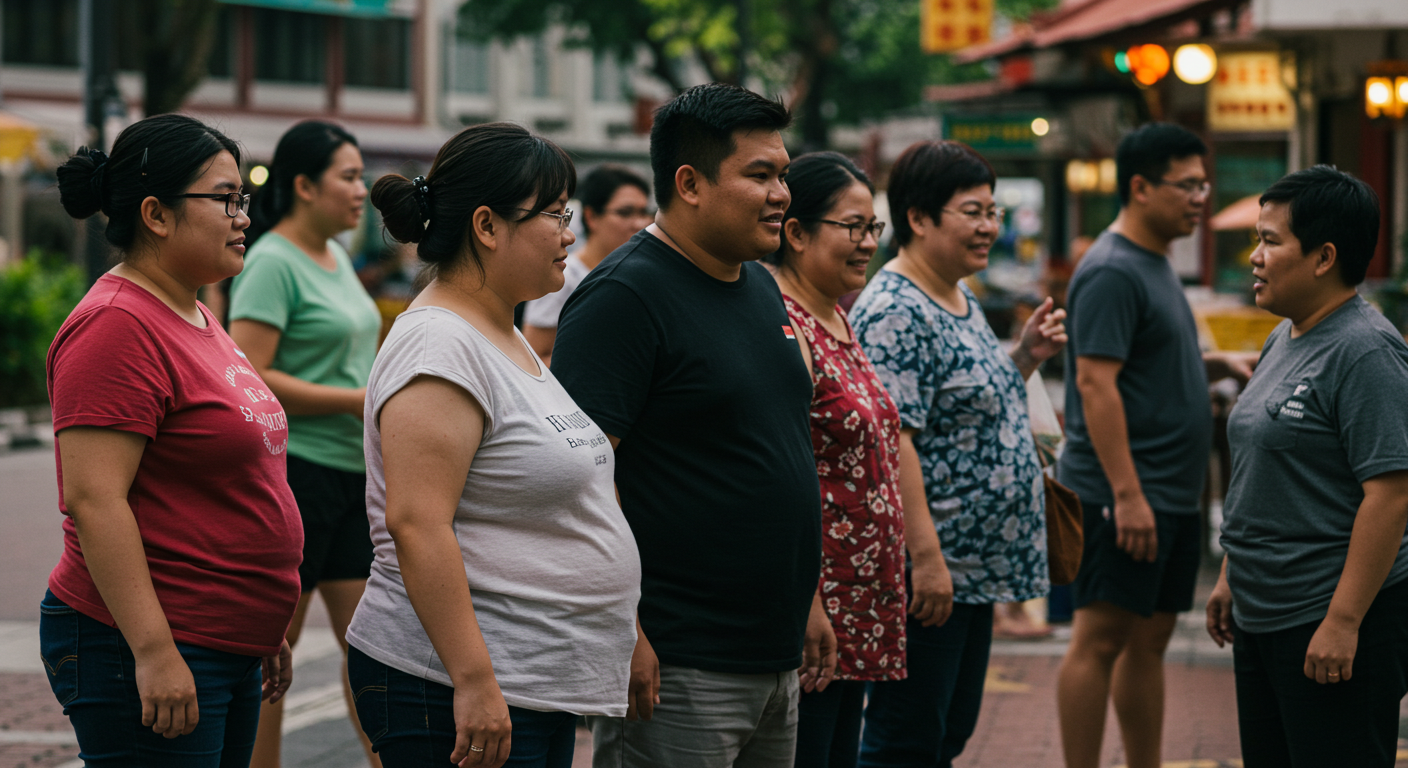 Weight Gain multiple people Young Old mid age Singapore